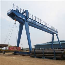 Indonesia Gantry Crane +Overhead Crane Project
