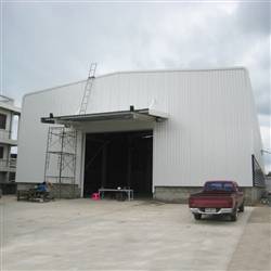 Galvanized warehouse, Mozambique